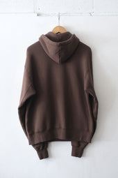 Fujito Henley Sweat Parka Smokey Pink Brown Directors Web Shop Powered By Base