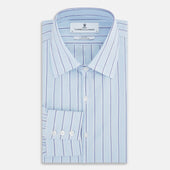 And Navy Multi Stripe Westminster Shirt