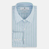 And Green Multi Stripe Westminster Shirt