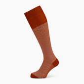 White Thin Striped Long Socks