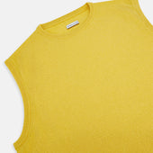 Canary Cashmere Round Neck Vest
