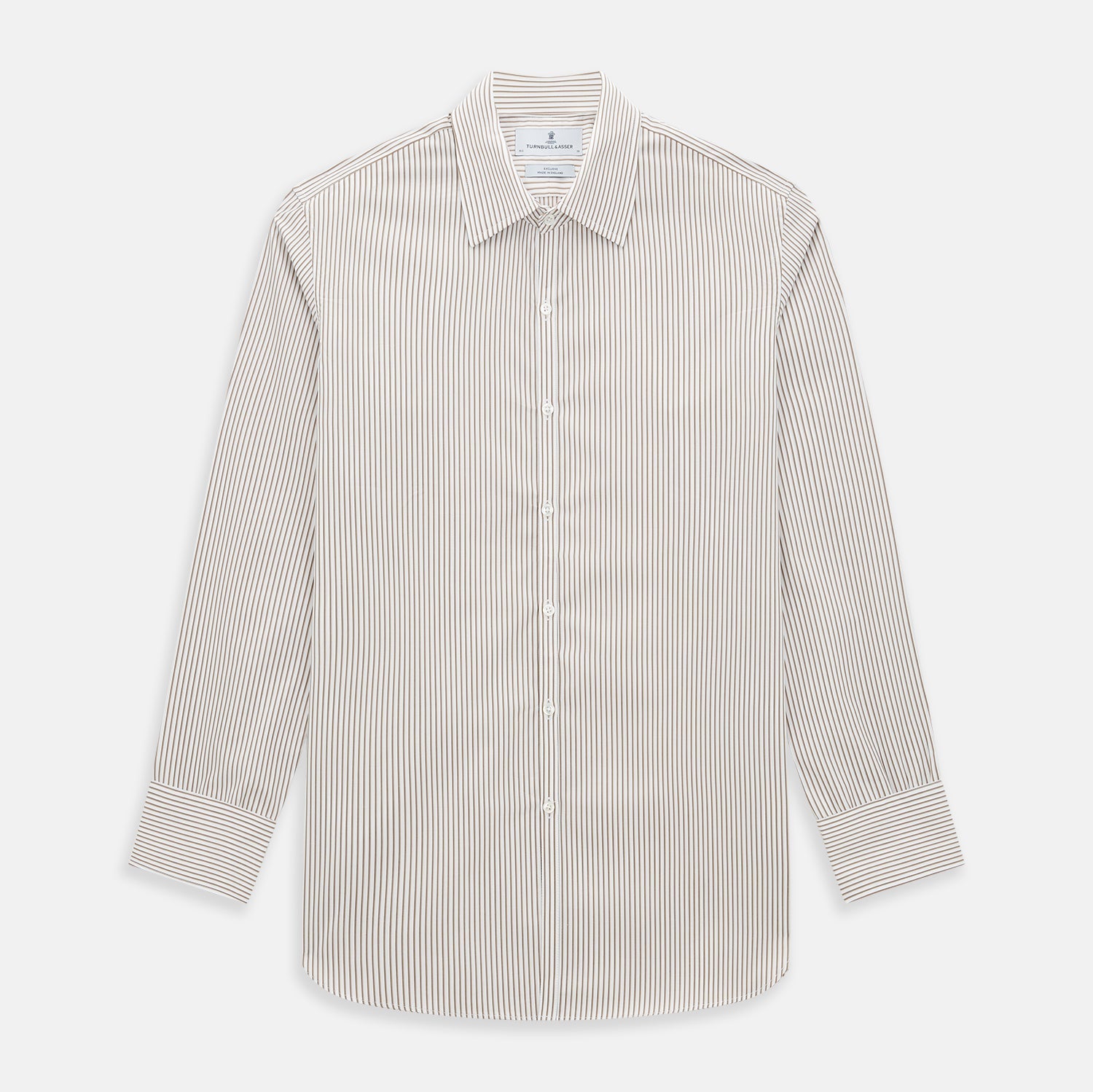 Coffee Multi Stripe Westminster Shirt