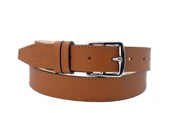 CEINTURE ETRIVIERE/LISSE COGNAC