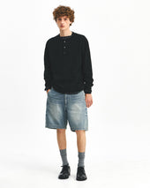 Henley Neck L S T Shirts