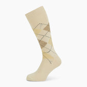 Wool Check Mid Length Socks