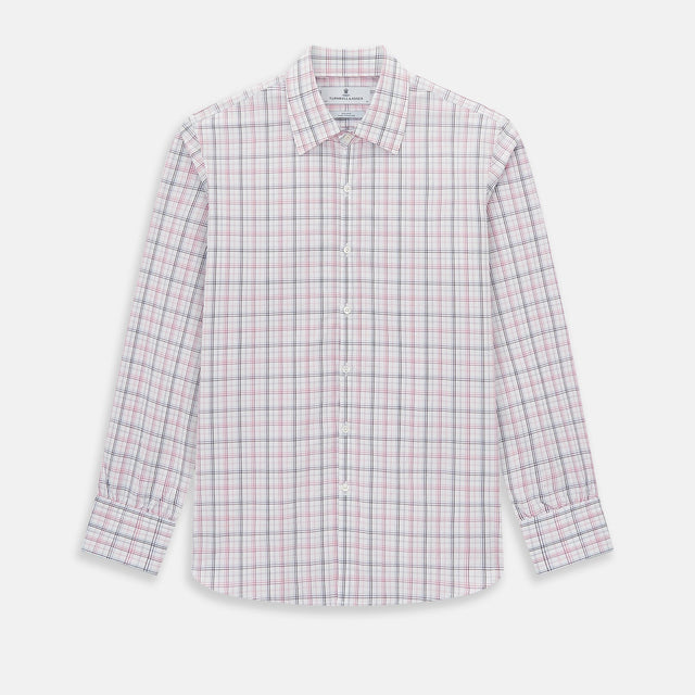 Purple and Blue Multi Check Westminster Shirt