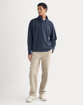 Off-Duty Terry Pullover | Deep Navy