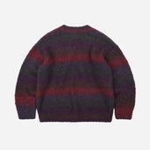 Gradation Boucle Knit Purple Mix