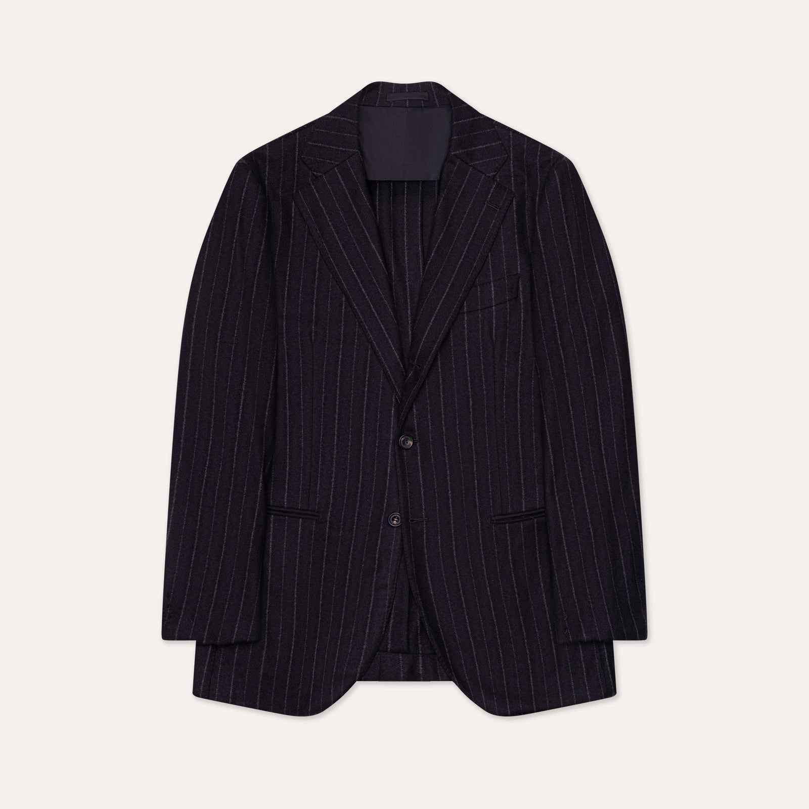 Churchill Stripe Flannel Single Breasted Waverly Suit
