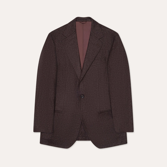 Brown Puppytooth Flannel Waverly Suit