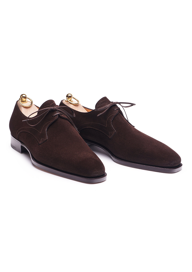 Dark Brown Two Eyelet Derbies