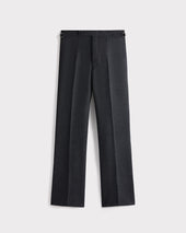Costume Droit En Fresco De Laine Gris