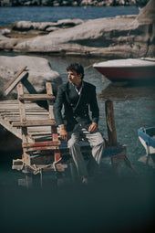 Umberto Trousers In Wool Check