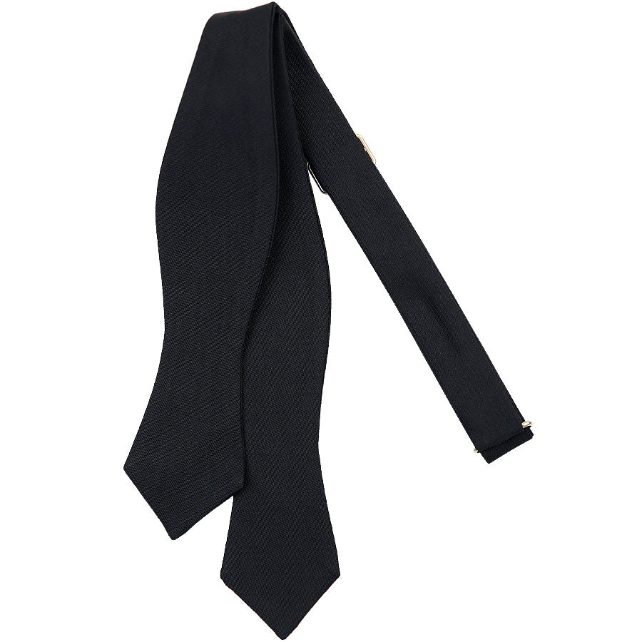 Diamond Point Barathea Bow Tie Silk