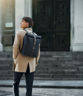 M/S Rucksack – Navy/Dark Brown