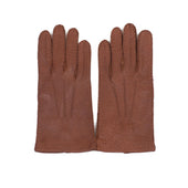 Unlined Peccary Gloves In Exclusive Brown Color