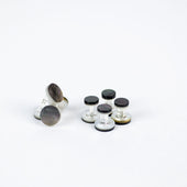 Eveningwear Special Evening Tuxedo Studs Grey Mother Of Pearl