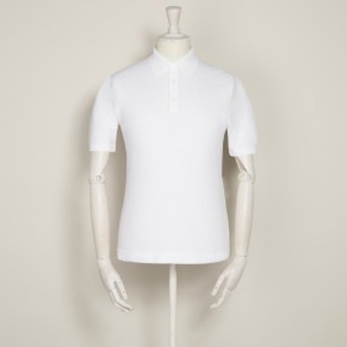 Short Sleeve Knitted Polo Shirt In