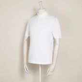 Short Sleeve Knitted Polo Shirt In