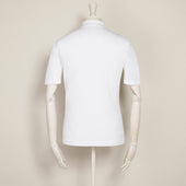 Short Sleeve Knitted Polo Shirt In