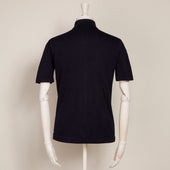 Short Sleeve Knitted Polo Shirt In