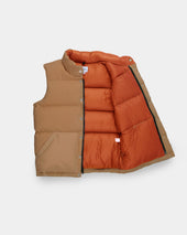 Down Italian Vest Rust