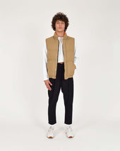 Down Italian Vest Rust