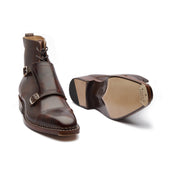 Knight Double Monk Boot Chestnut Museum Calf Hand Welted New Age
