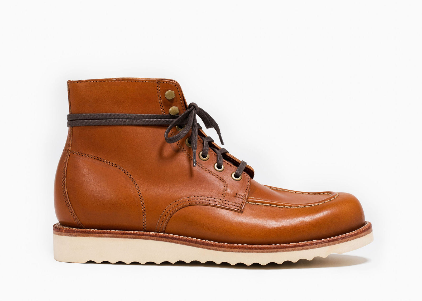Brass Boot Saddle Tan
