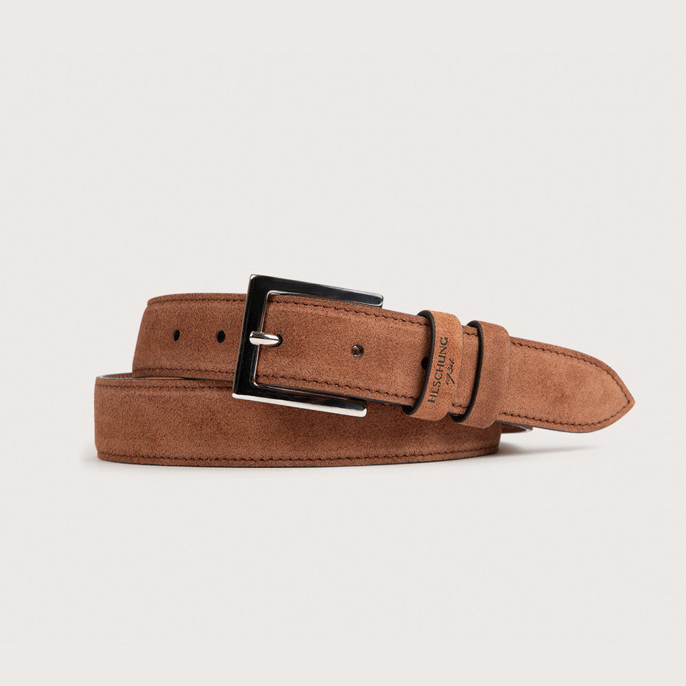 Ceinture Nation Velours Noisette