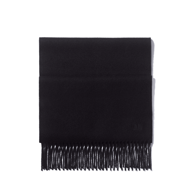 Plain Cashmere Scarf[Black Cashmere]