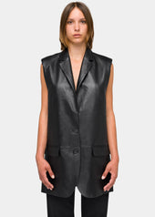 Tailored Leather Vest