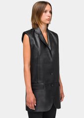 Tailored Leather Vest