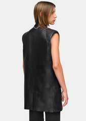 Tailored Leather Vest
