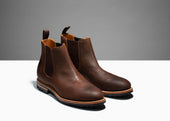 Chelsea Boot Dark Oak Roughout