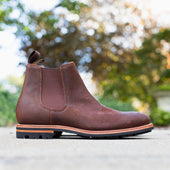 Chelsea Boot Dark Oak Roughout