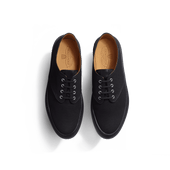Tennis 1938 [Men Black cotton canvas, black sole]