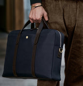 M/S Aspire - Navy/Dark Brown