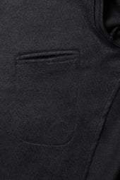 Double Breasted Shirt Jacket Brushed Winter Silk