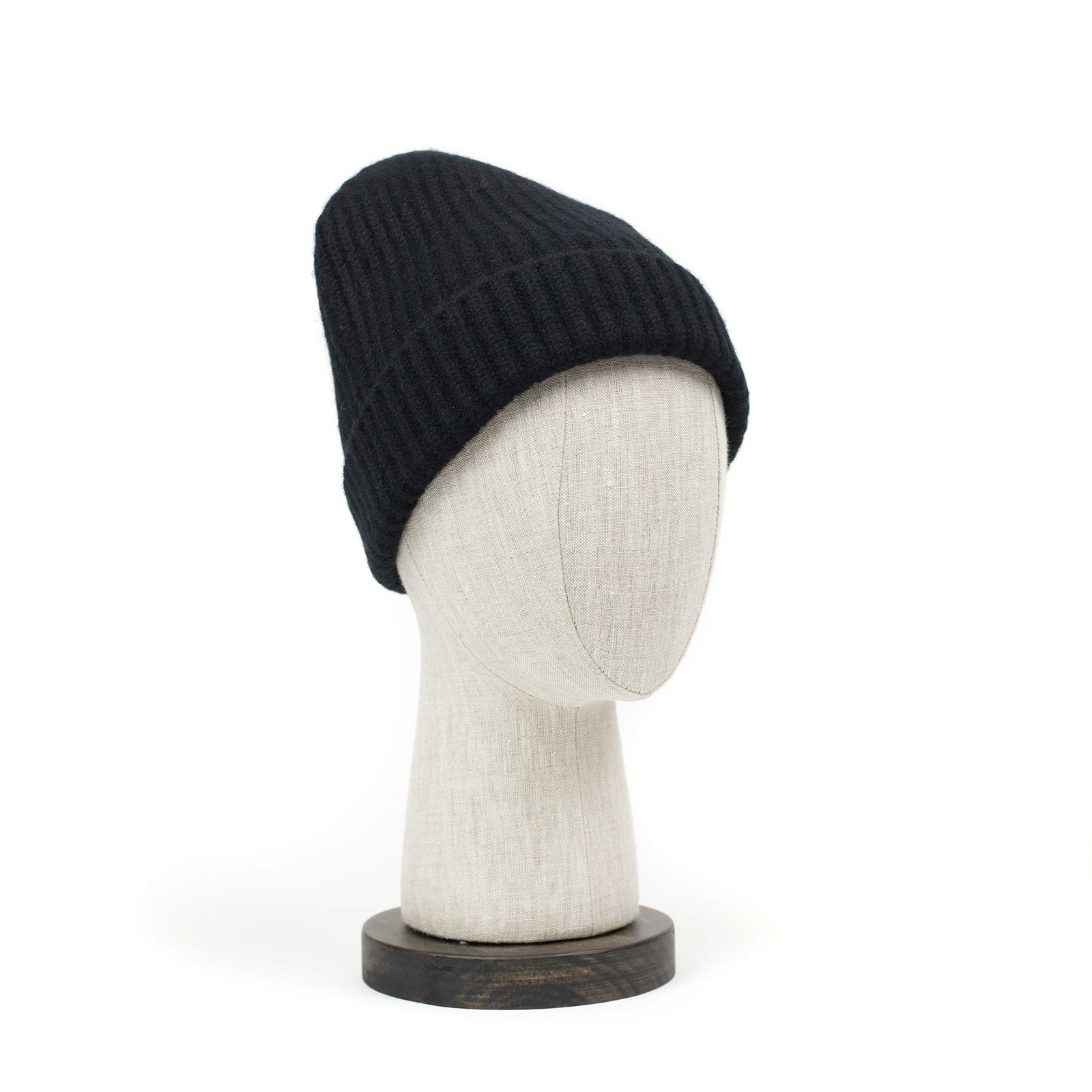 Ribbed Hat In 4 Ply Geelong Wool