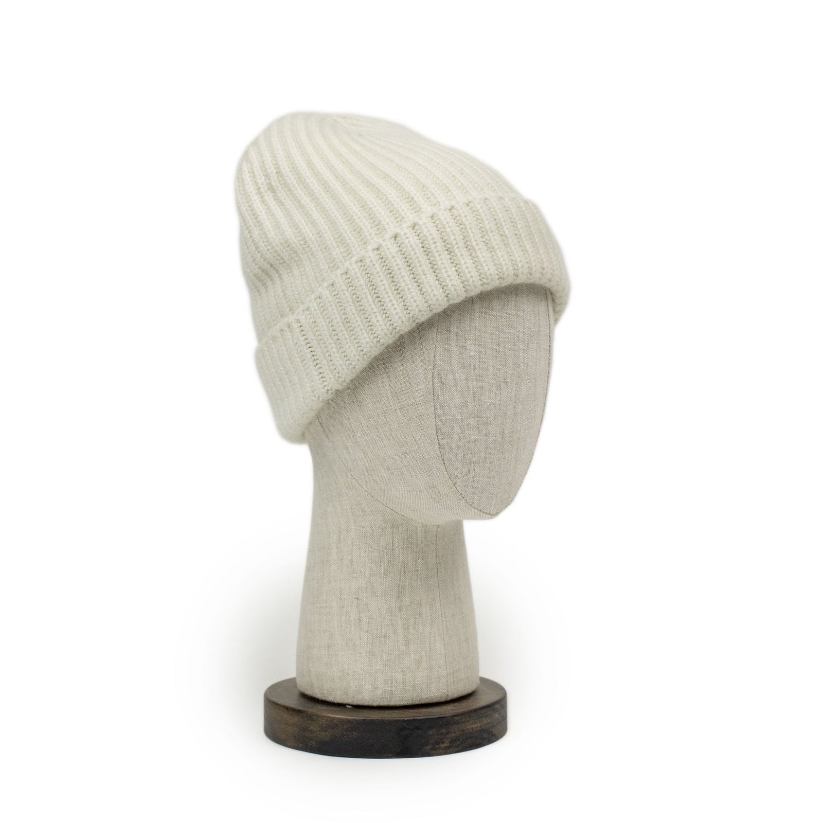 Ribbed Hat In 4 Ply Geelong Wool
