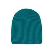 Ribbed Hat In Drake 4 Ply Pure Cashmere