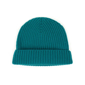 Ribbed Hat In Drake 4 Ply Pure Cashmere