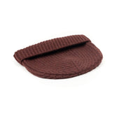Ribbed Hat In Umber 4 Ply Geelong Wool