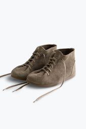 Pleated Boot Suede