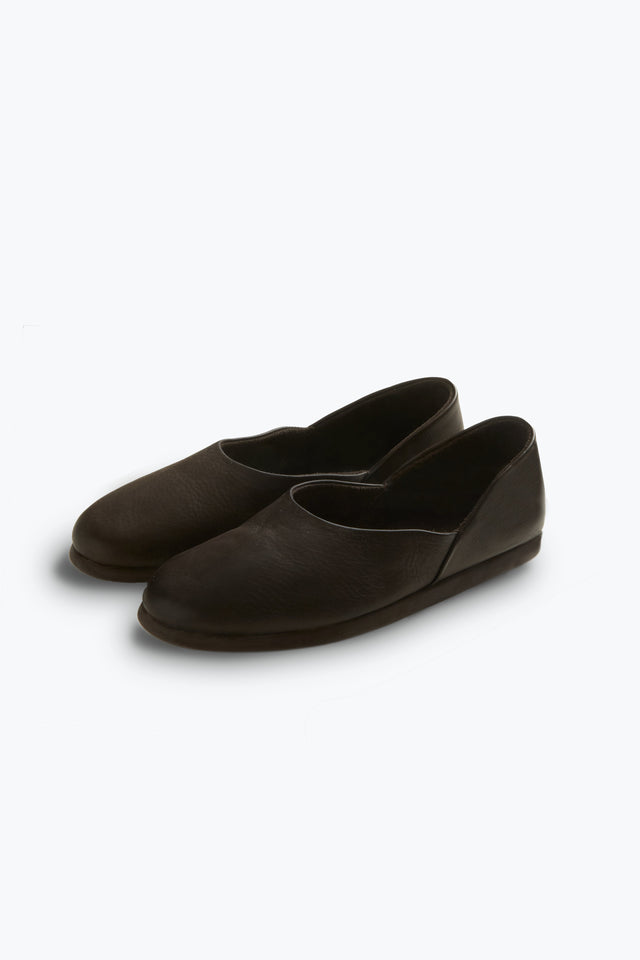 Slipper (Chocolate Leather)