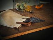 M S Shopper Grand Herringbone Cuoio