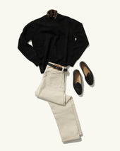 Nonpareil Heavy Crew Neck In Nero