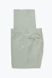 Plain Front Trouser Cotton Linen Twill