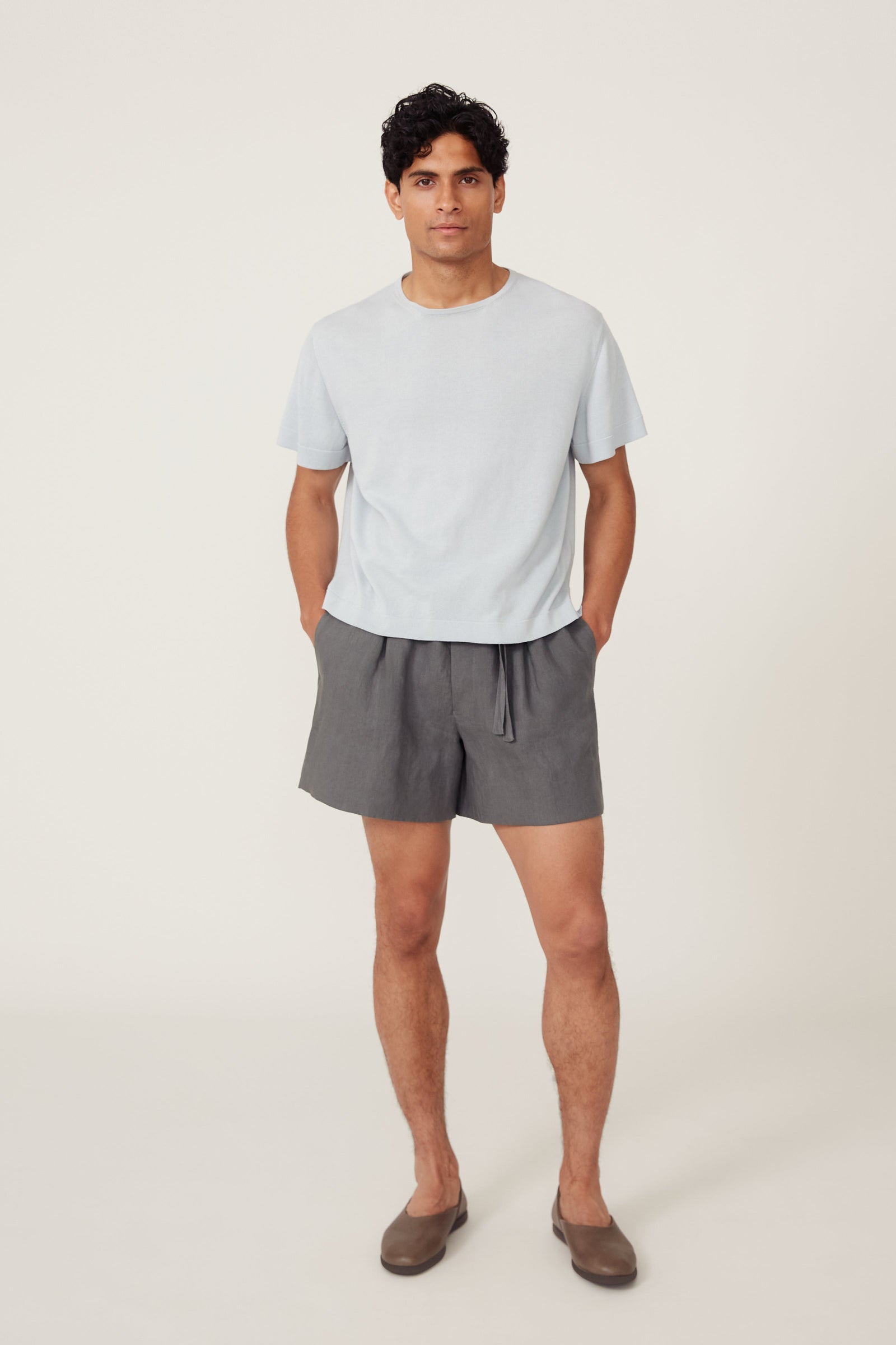 Short Sleeve Knit T Shirt